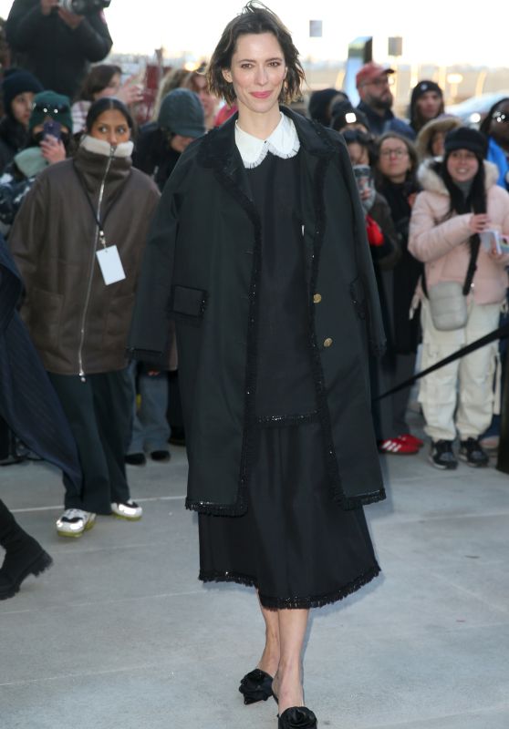 Rebecca Hall at the Thom Browne Fashion Show in New York 02/14/2024