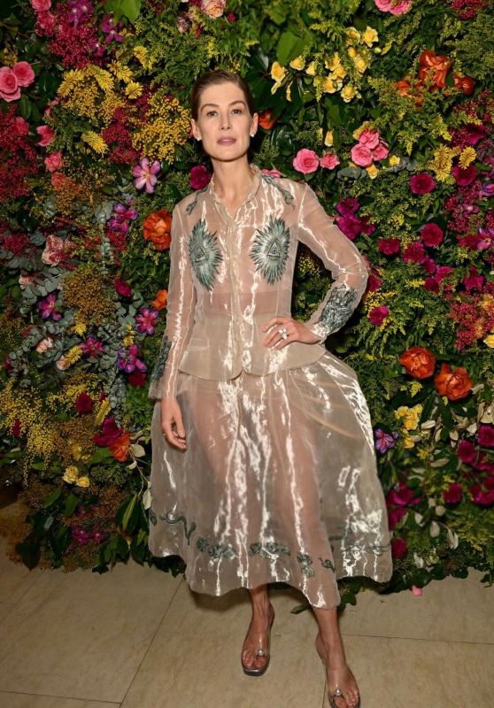 Rosamund Pike at British Vogue and Tiffany & Co BAFTA Afterparty 02/18/2024