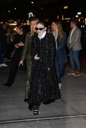 Sadie Sink Arriving at the Chanel Dinner in NYC 02/07/2024