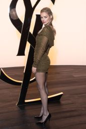Samara Weaving at YSL Show at Paris Fashion Week 02/27/2024