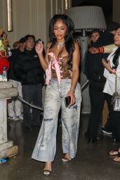 Saweetie Arrives at the Fanatics Event in Las Vegas 02/10/2024