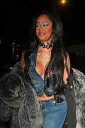Saweetie - Leaving The Mulberry Bar in New York 02/07/2024