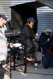 Scarlett Johansson at "Eleanor Invisible" Set in Coney Island in New York City 02/26/2024