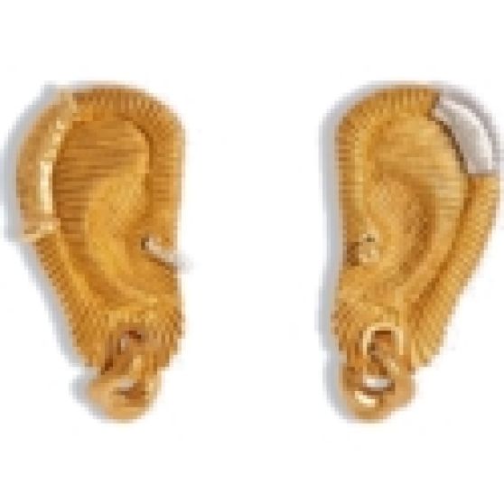 Schiaparelli Pierced Ear Earrings