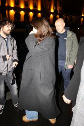 Selena Gomez in Paris Taking Photos With Fans 02/18/2024