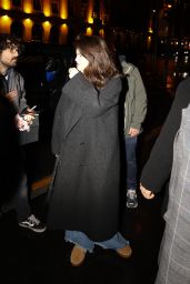 Selena Gomez in Paris Taking Photos With Fans 02/18/2024