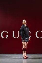 Simona Tabasco at Gucci Show During Milan Fashion Week 02/23/2024