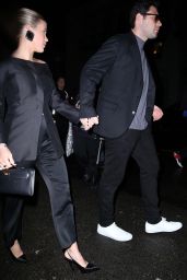 Sofia Richie and Elliot Grainge Exit From the Warner Bros Music Pre-Grammy Party in Los Angeles 02/01/2024