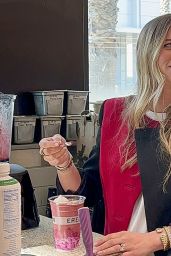 Sofia Richie Unveils Her New Smoothie Colab With Erewhon Grocery Store the "Sweet Cherry Smoothie" on Valentine