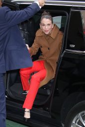 Sutton Foster - Outside the Today Show in NYC 02/27/2024