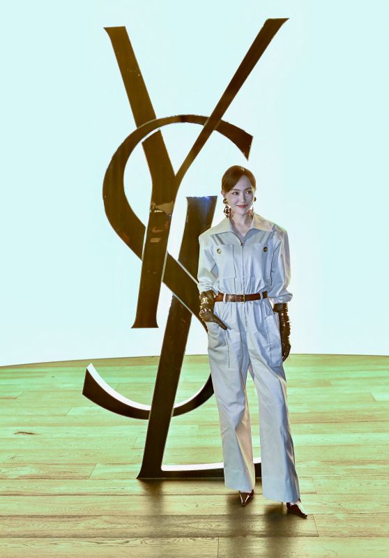 Tang Yan at YSL Show During Paris Fashion Week 02/27/2024