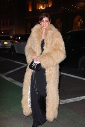Taylor Hill Arrive for Frame Denim’s Fashion Week Dinner at Indochine in New York 02/12/2024