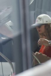 Taylor Swift Boarding a Private Jet to Leave Melbourne 02/18/2024