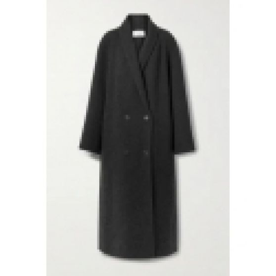 The Row Fleur Brushed Wool and Cashmere-Blend Coat