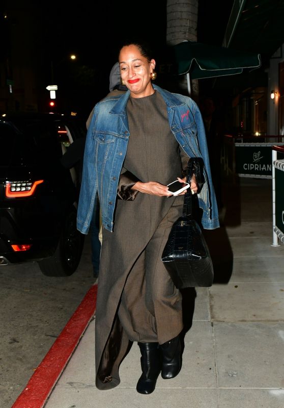 Tracee Ellis Ross Leaving Cipriani Restaurant in Beverly Hills 02/08/2024