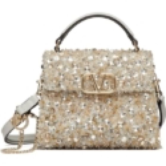 Valentino Mini Vsling Embellished Bag