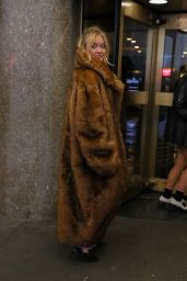 Zara Larsson Arrives at NBC Studios in New York 02/07/2024