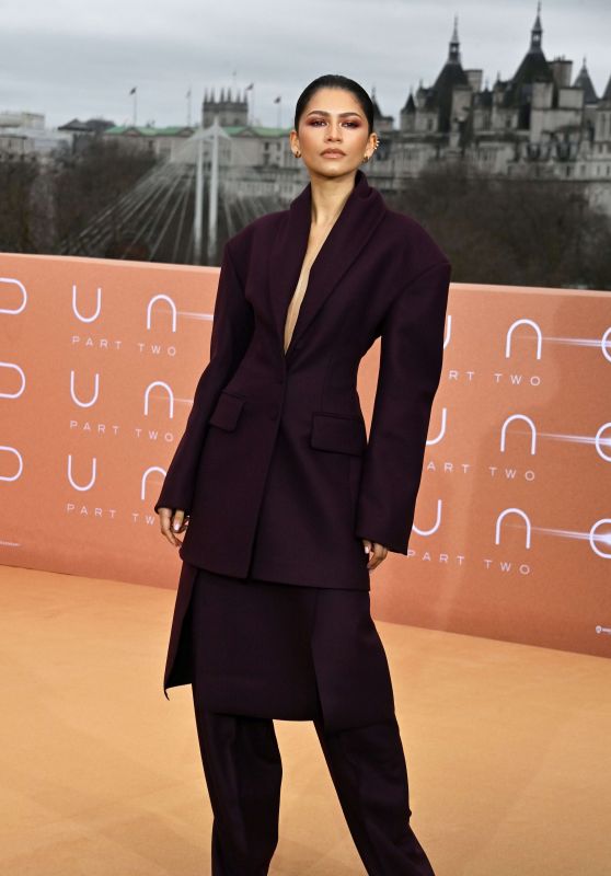 Zendaya at “Dune: Part Two” Photocall in London 02/14/2024