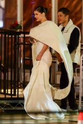 Alexandra Daddario Exits the Vanity Fair Oscar Party 03/10/2024