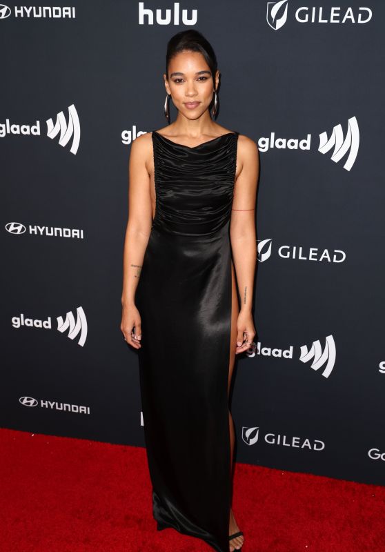Alexandra Shipp at GLAAD Media Awards in Beverly Hills 03/14/2024