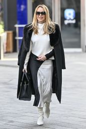 Amanda Holden Leaving Global Studios in London 03/04/2024