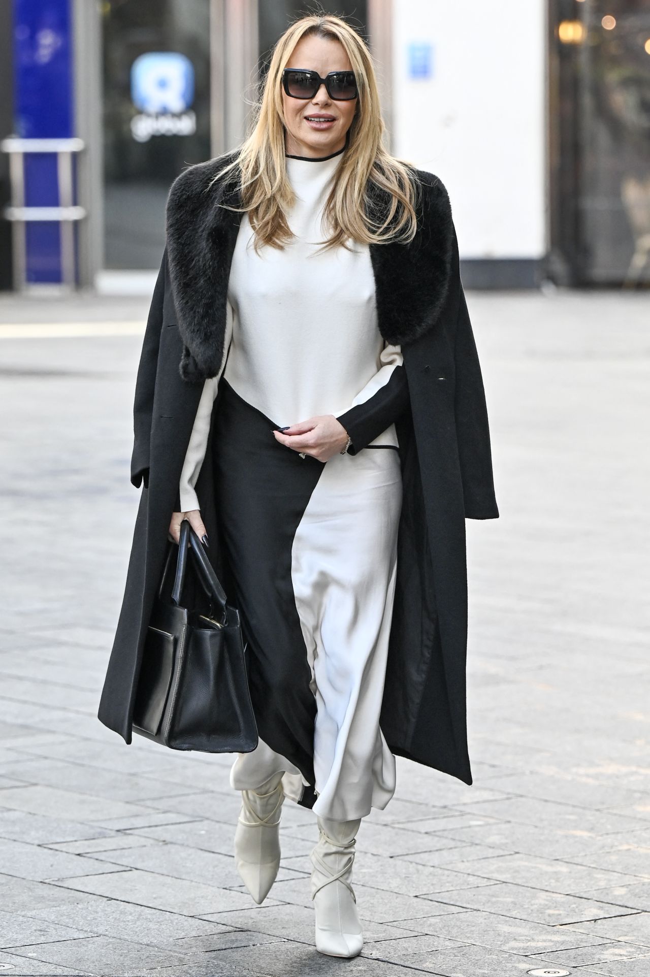Amanda Holden Leaving Global Studios in London 03/04/2024 • CelebMafia