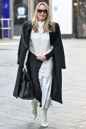 Amanda Holden Leaving Global Studios in London 03/04/2024