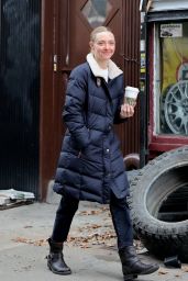 Amanda Seyfried at "Long Bright River" Filming Set in Brooklyn 03/29/2024