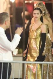 Amelia Hamlin Exits the Vanity Fair Oscars Party in Los Angeles 03/10/2024