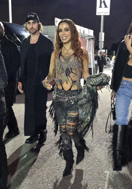 Anitta Departs the Madonna Concer in Las Vegas 03/11/2024