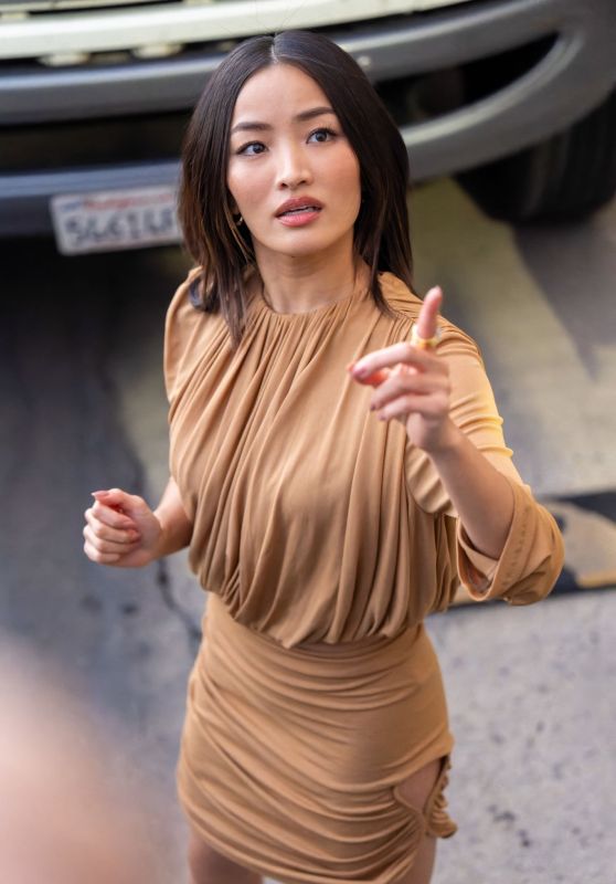 Anna Sawai - Outside Taping of "Jimmy Kimmel Live" in LA 02/29/2024