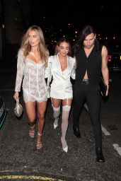Arabella Chi Celebrates Her 33rd Birthday With Joanna Chimondies and Georgia Harrison at Sexy Fish in Mayfair, London 03/16/2024
