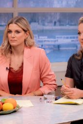 Ashley James and Isla Traquair at This Morning TV Show in London 03/14/2024