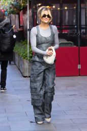 Ashley Roberts Chic Street Style - London 03/27/2024
