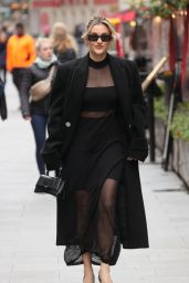 Ashley Roberts Wearing Black in London 03/28/2024
