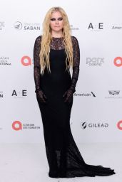 Avril Lavigne at Elton John AIDS Foundation Academy Awards Viewing Party in West Hollywood 03/10/2024
