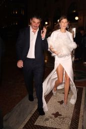 Bianca Balti Celebrates Her 40th Birthday Party With Her Fiance Helly Nahmad at Cracco Restaurant in Milan 03/20/2024