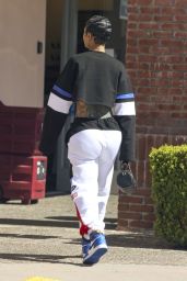 Blac Chyna in Sweats and Matching Nike Dunks in Calabasas 03/04/2024