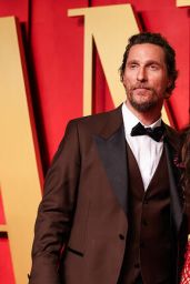 Camila Alves and Matthew McConaughey at Vanity Fair Oscar Party in Los Angeles 03/10/2024