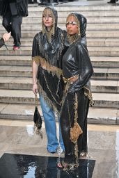 Carla Ginola at Rabanne Show During Paris Fashion Week 02/29/2024