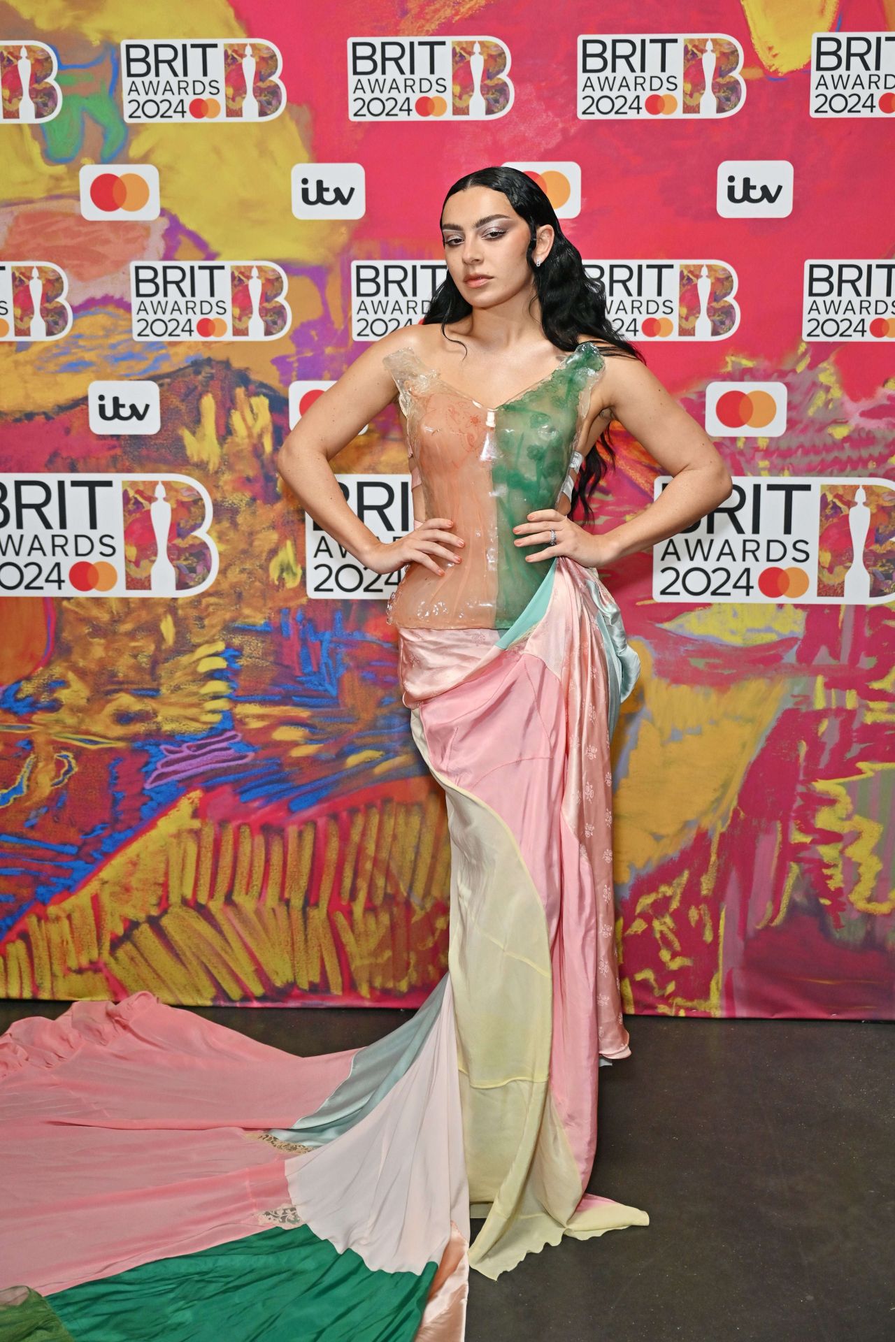 Charli XCX at The BRIT Awards 2024 • CelebMafia