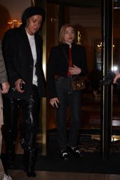 Chloe Moretz Exits Her Hotel in Paris 03/03/2024