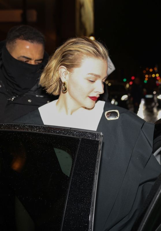 Chloe Moretz Leaving the Louis Vuitton After-party at Maxim