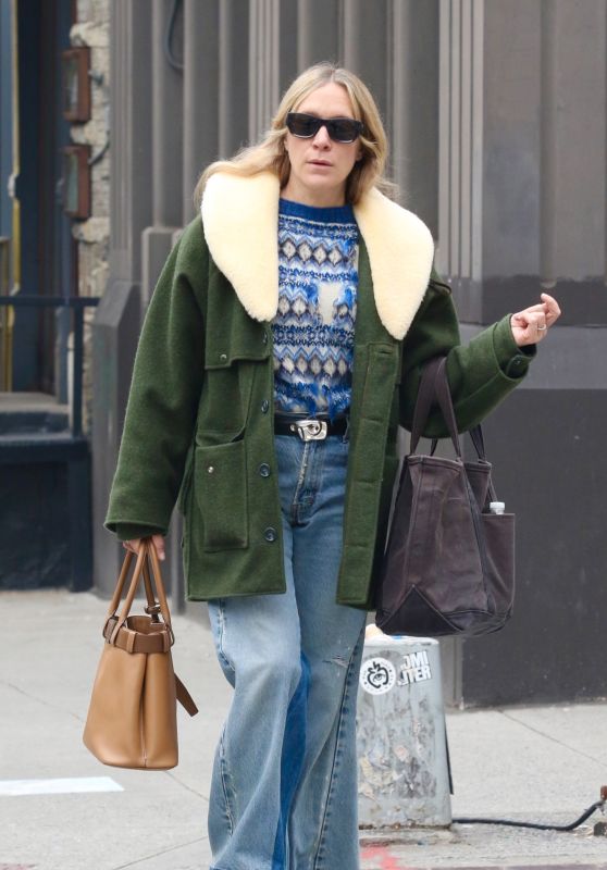 Chloe Sevigny in Casual Outfit in New York 03/27/2024