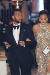 Chrissy Teigen Exits the Vanity Fair Party in Beverly Hills 03/10/2024