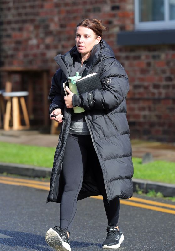 Coleen Rooney Leaving a Wilmslow Gym in Cheshire East 03/12/2024