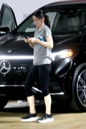 Courteney Cox Arriving at Gym in Beverly Hills 03/19/2024