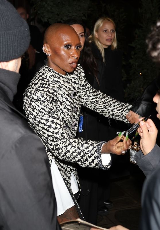 Cynthia Erivo Leaves the Louis Vuitton After-party at Maxim