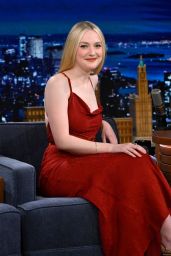 Dakota Fanning at The Tonight Show Starring Jimmy Fallon in New York 03/25/2024