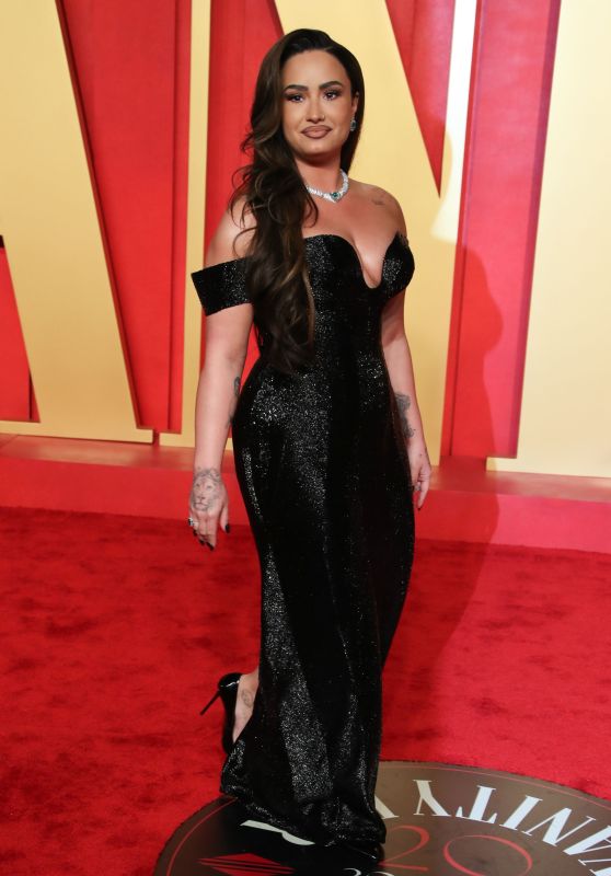Demi Lovato at Vanity Fair Oscar Party in Beverly Hills 03/10/2024